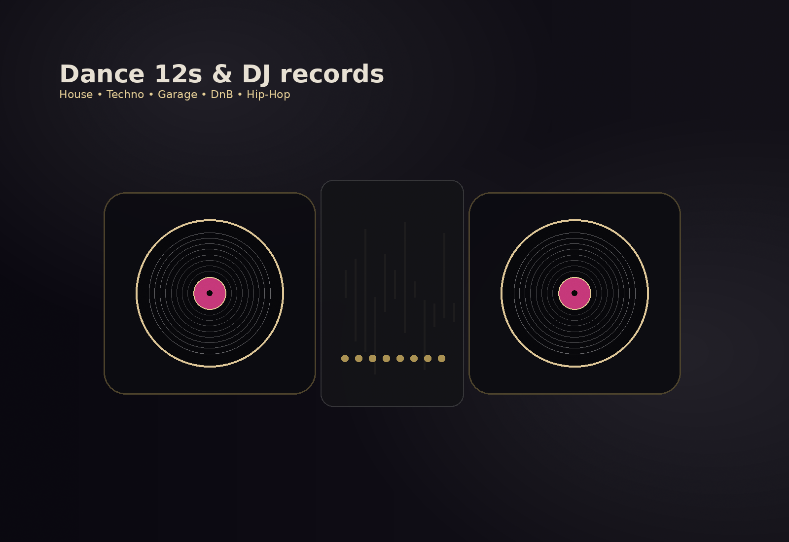 Dance records and DJ 12s - We Sell Sounds